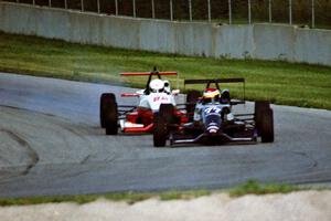 Mark E. Dismore and Jeff Harrison, both in Van Diemen RF01s.