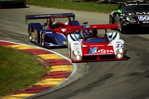 Fredy Lienhard / Didier Theys / Mauro Baldi Ferrari 333SP/Judd and Clint Field / Oliver Gavin / Jon Field Lola B2K/10/Judd