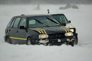 Mark Olson's VW Golf and Brad Johnson's VW Rabbit