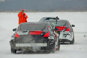 Josh Robinson's Nissan 350Z and Brent ???'s Nissan 350Z