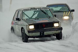 Matt Bjorge's VW Rabbit and Mark Olson's VW Golf