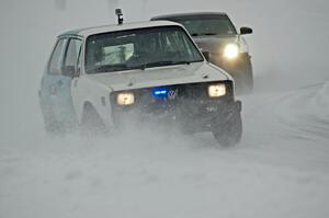 Brad Johnson's VW Rabbit and Brent ???'s Nissan 350Z