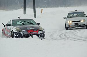 Josh Robinson's Nissan 350Z and John Kochevar's VW Golf