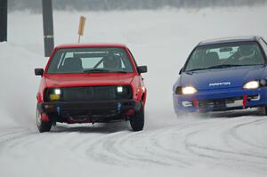 Mark Knepper's VW GTI and Mark Utecht's Honda Civic