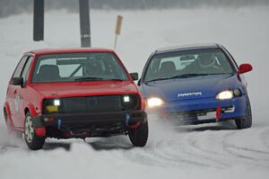 Mark Knepper's VW GTI and Mark Utecht's Honda Civic