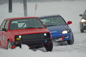 Mark Knepper's VW GTI and Mark Utecht's Honda Civic