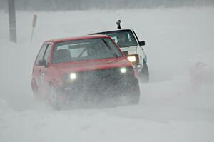 Mark Knepper's VW GTI and Brad Johnson's VW Rabbit