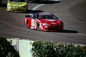 (08) John Silverthorne's Chevy Monte Carlo and (38) Johnny Spaw's Chevy Monte Carlo