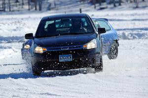 Russ Lupinek's Ford Focus and Frank Giegler / Mark Utecht Honda Civic