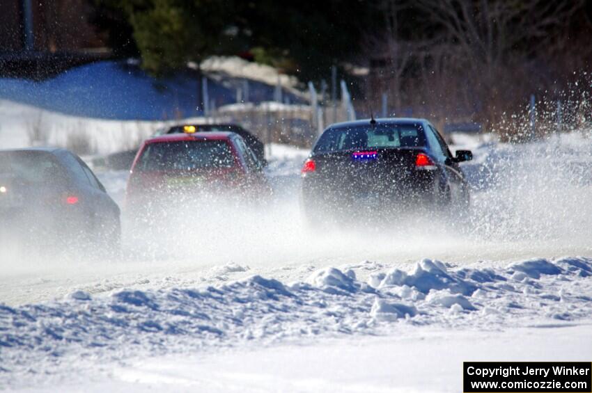 Russ Lupinek's Ford Focus, and Frank Giegler / Mark Utecht Honda Civic