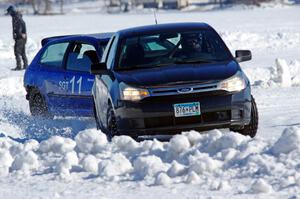 Russ Lupinek's Ford Focus and Frank Giegler / Mark Utecht Honda Civic