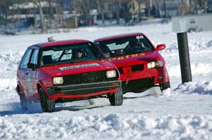 and Pete Weber / Ian Forte Nissan Sentra Spec V