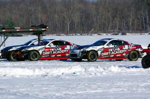 The Texas Drift Academy's Nissan 350Zs.