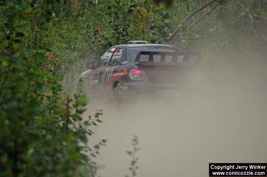 Sam Albert / Michelle Miller Subaru WRX STi on SS3, Steamboat I.