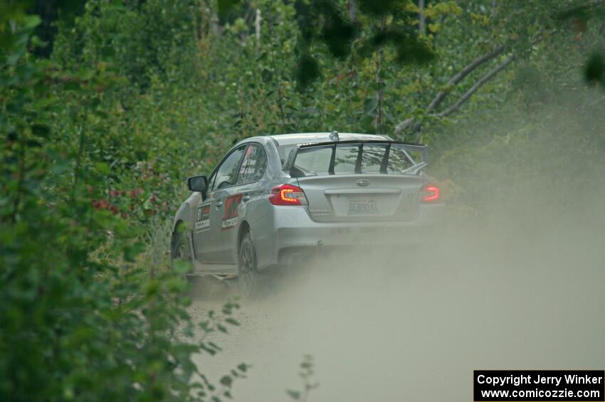 Travis Nease / Krista Skucas Subaru WRX STi on SS3, Steamboat I.