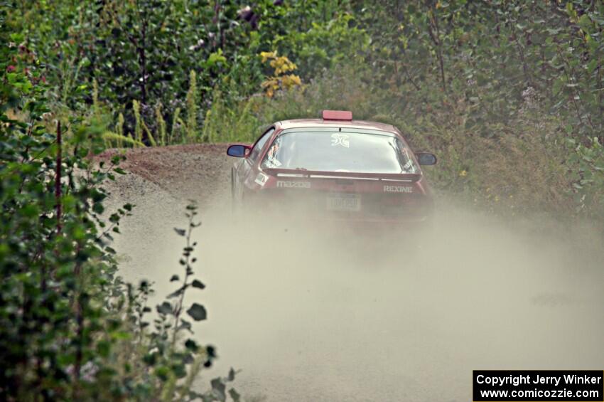 Al Dantes, Jr. / Brandon Snyder Mazda RX-7 Turbo on SS3, Steamboat I.