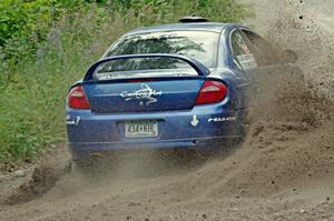 Don Coatsworth / Cody Coatsworth Dodge SRT-4 at a sharp left on SS3, Steamboat I.