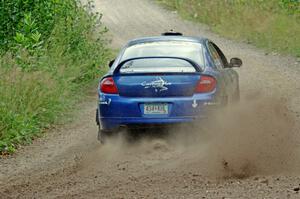 Don Coatsworth / Cody Coatsworth Dodge SRT-4 at a sharp left on SS3, Steamboat I.