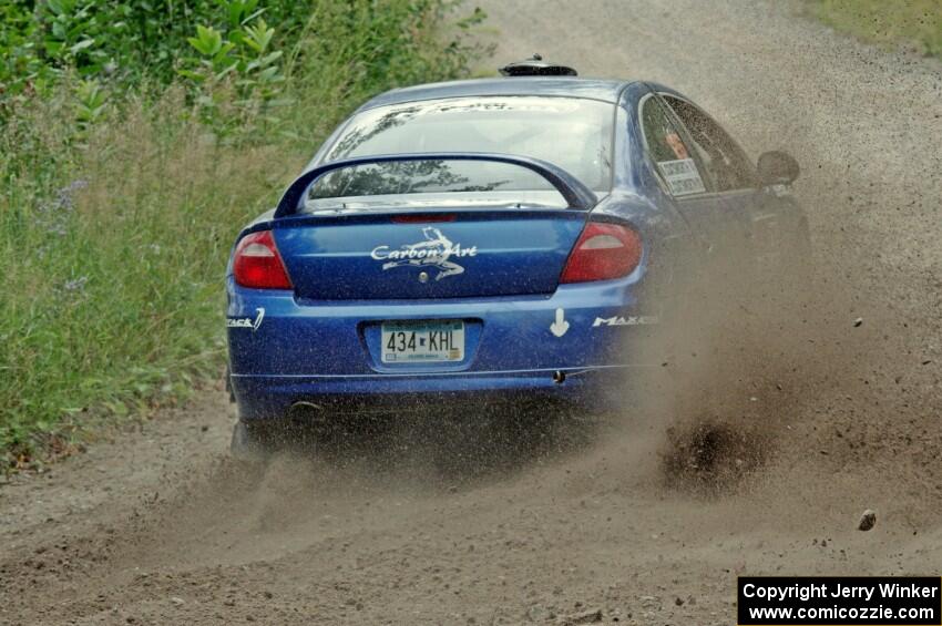 Don Coatsworth / Cody Coatsworth Dodge SRT-4 at a sharp left on SS3, Steamboat I.