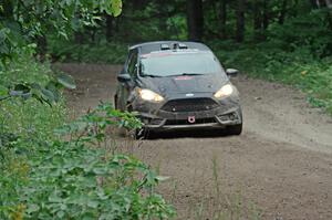 Dave Wallingford / Leanne Junnila Ford Fiesta at a sharp left on SS6, Steamboat II.