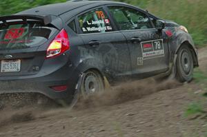 Dave Wallingford / Leanne Junnila Ford Fiesta at a sharp left on SS6, Steamboat II.