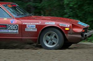 Greg Healey / Phil Barnes Datsun 280Z at a sharp left on SS6, Steamboat II.