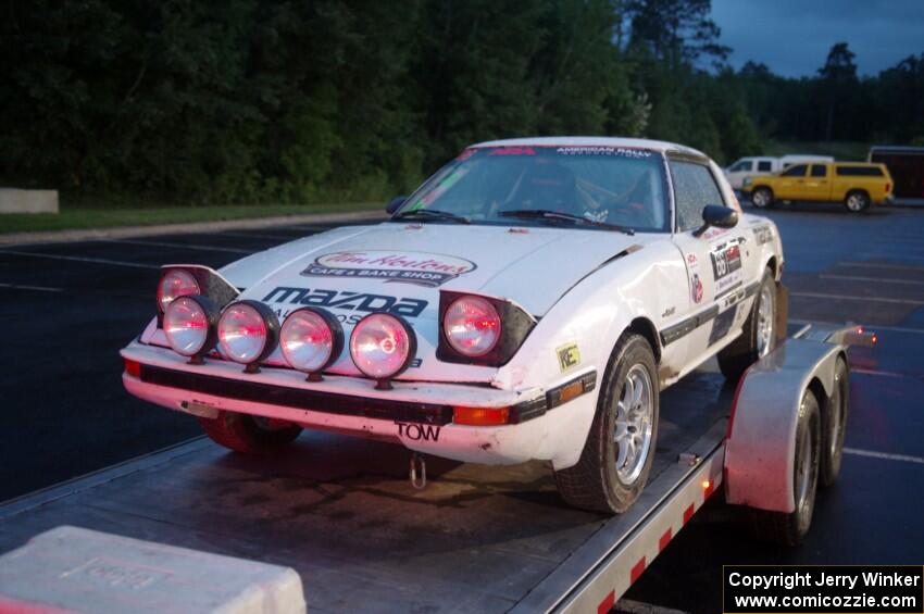 Mike Halley / Jimmy Brandt Mazda RX7 GSL-SE DNF'ed early on day one.