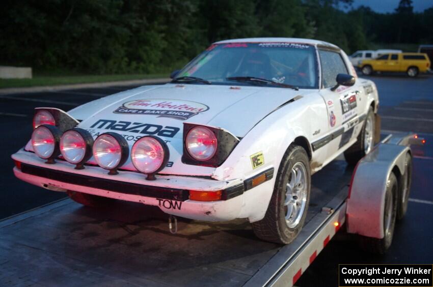 Mike Halley / Jimmy Brandt Mazda RX7 GSL-SE DNF'ed early on day one.