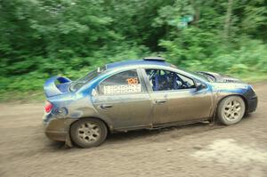 Don Coatsworth / Cody Coatsworth Dodge SRT-4 comes through the VIP spectator corner on SS8, Perkins Road.