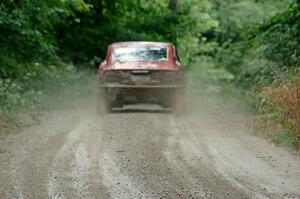 Greg Healey / Phil Barnes Datsun 280Z at speed on SS9, Sawmill Lake.