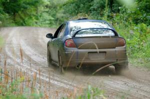 Don Coatsworth / Cody Coatsworth Dodge SRT-4 at speed on SS9, Sawmill Lake.