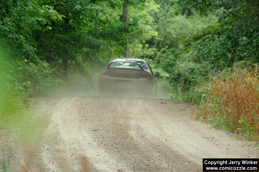 Don Coatsworth / Cody Coatsworth Dodge SRT-4 at speed on SS9, Sawmill Lake.