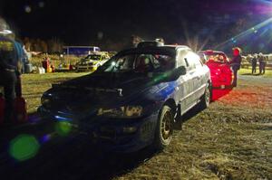 Nate Ellis / Elliott Sherwood Subaru Impreza 2.5RS at Sidnaw service.