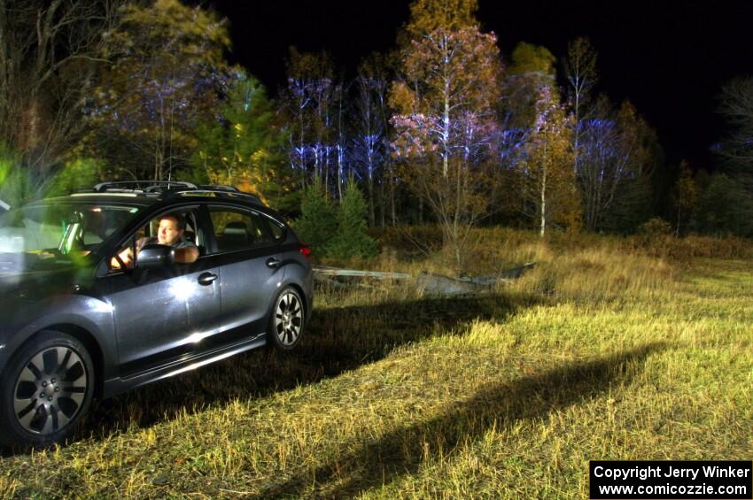 The Green APU team had a laser lightshow that shone on the nearby trees.