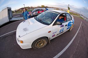 Henry Krolikowski / Cindy Krolikowski Subaru Impreza leaves the trailer for parc expose in L'Anse.