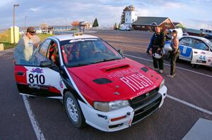 Brad Hayosh / Molly Disend Subaru Impreza leaves the trailer for parc expose in L'Anse.