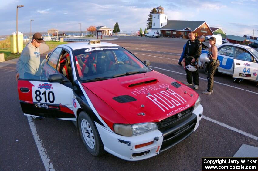 Brad Hayosh / Molly Disend Subaru Impreza leaves the trailer for parc expose in L'Anse.