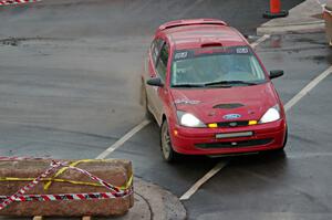 Erik Hill / Matt Solka Ford Focus on SS15 (Lakeshore Drive).