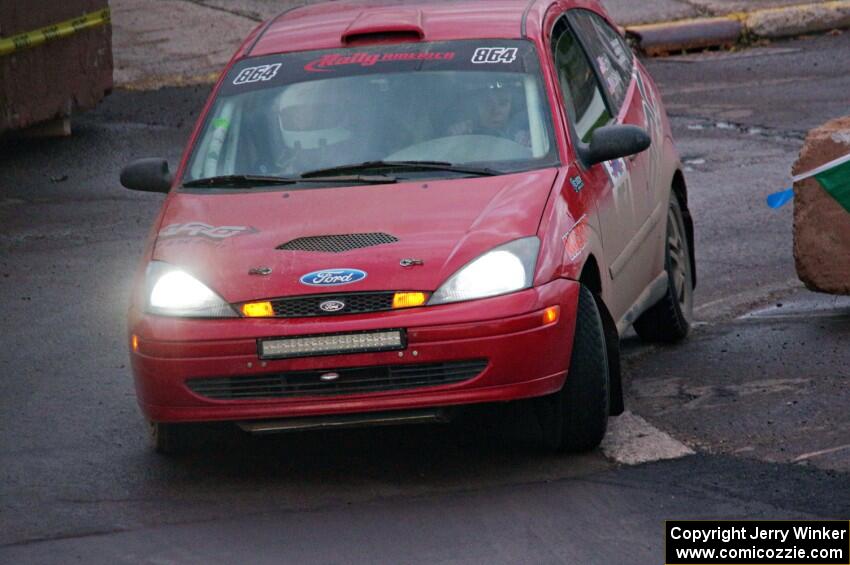 Erik Hill / Matt Solka Ford Focus on SS15 (Lakeshore Drive).