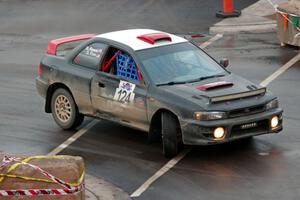 Dan Finn, Jr. / Drew Rosek Subaru Impreza on SS15 (Lakeshore Drive).