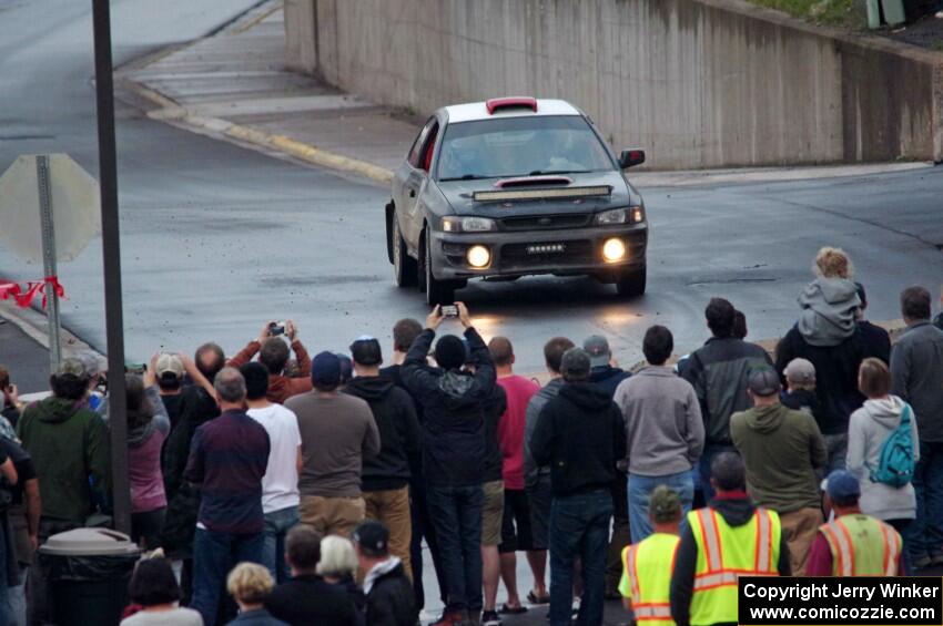 Dan Finn, Jr. / Drew Rosek Subaru Impreza on SS15 (Lakeshore Drive).