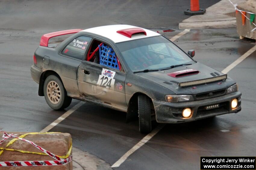 Dan Finn, Jr. / Drew Rosek Subaru Impreza on SS15 (Lakeshore Drive).