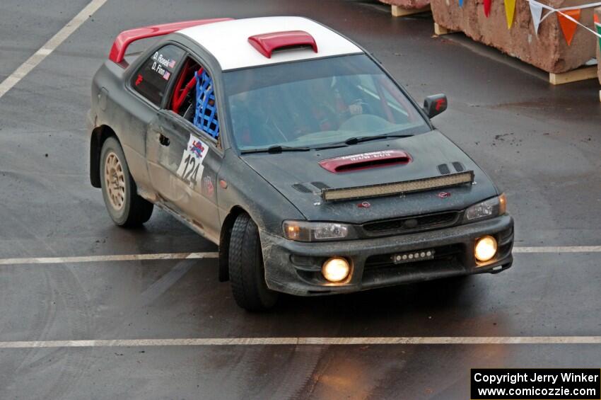 Dan Finn, Jr. / Drew Rosek Subaru Impreza on SS15 (Lakeshore Drive).