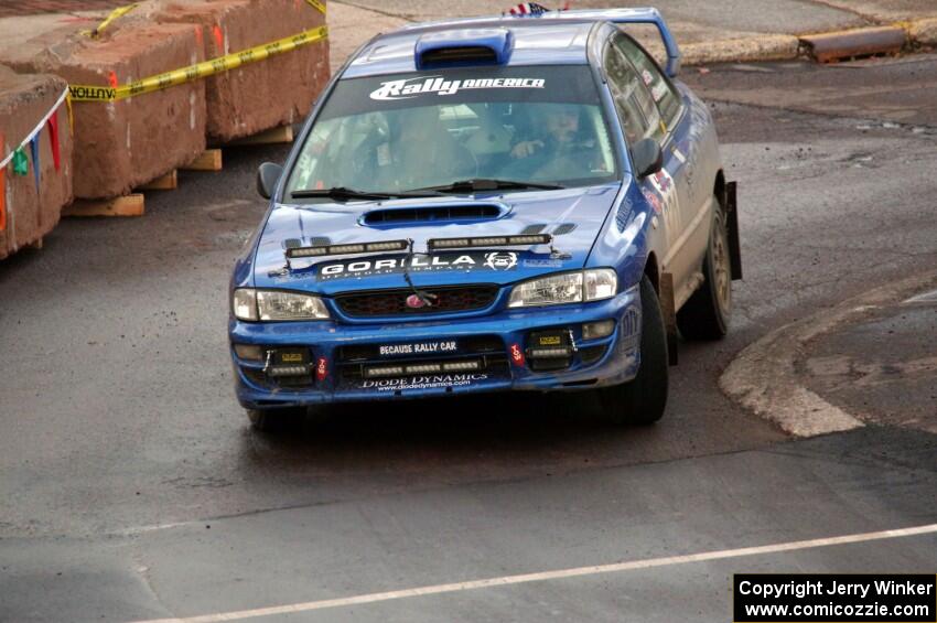 Nate Ellis / Elliott Sherwood Subaru Impreza 2.5RS on SS15 (Lakeshore Drive).