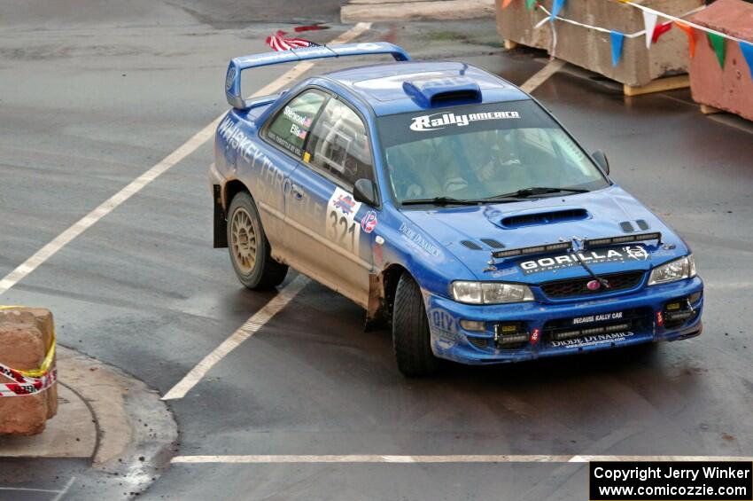 Nate Ellis / Elliott Sherwood Subaru Impreza 2.5RS on SS15 (Lakeshore Drive).