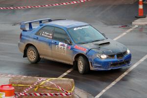 Zach Whitebread / Allen Piper Subaru WRX STi on SS15 (Lakeshore Drive).