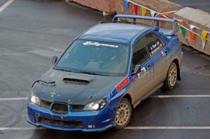 Zach Whitebread / Allen Piper Subaru WRX STi on SS15 (Lakeshore Drive).