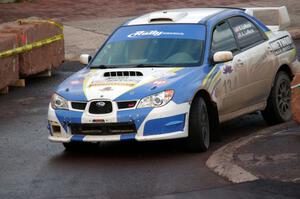 Steve LaRoza / Alison LaRoza Subaru WRX STi on SS15 (Lakeshore Drive).