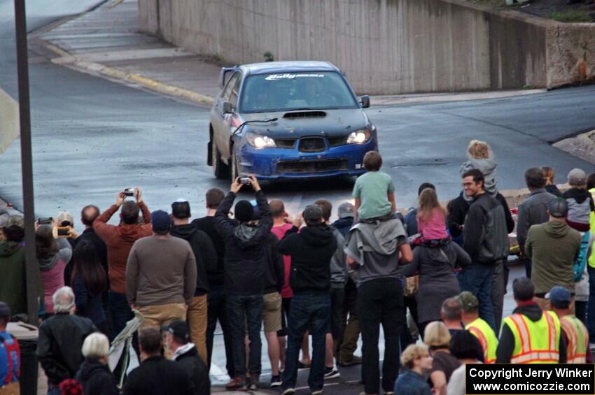 Zach Whitebread / Allen Piper Subaru WRX STi on SS15 (Lakeshore Drive).