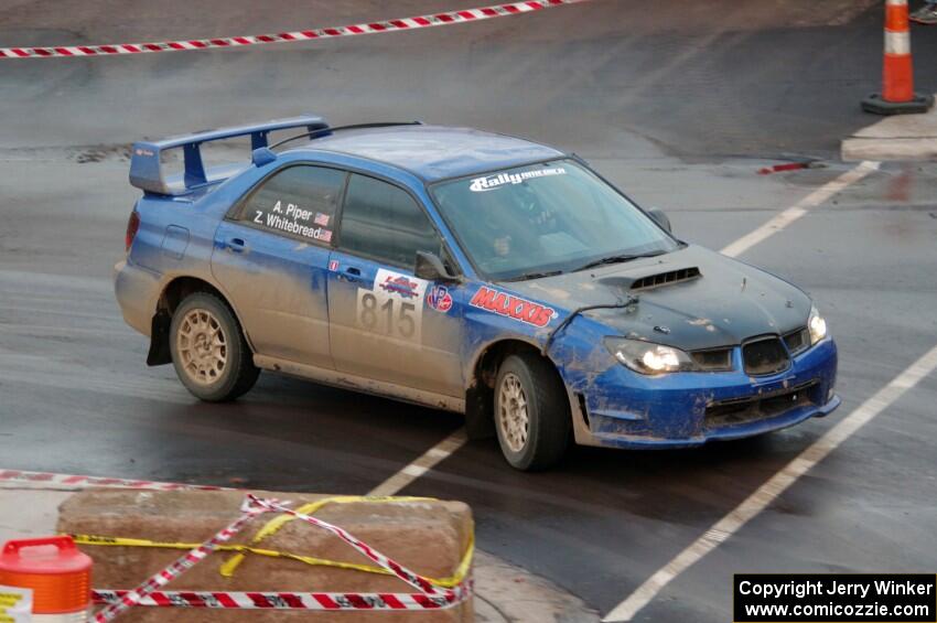 Zach Whitebread / Allen Piper Subaru WRX STi on SS15 (Lakeshore Drive).